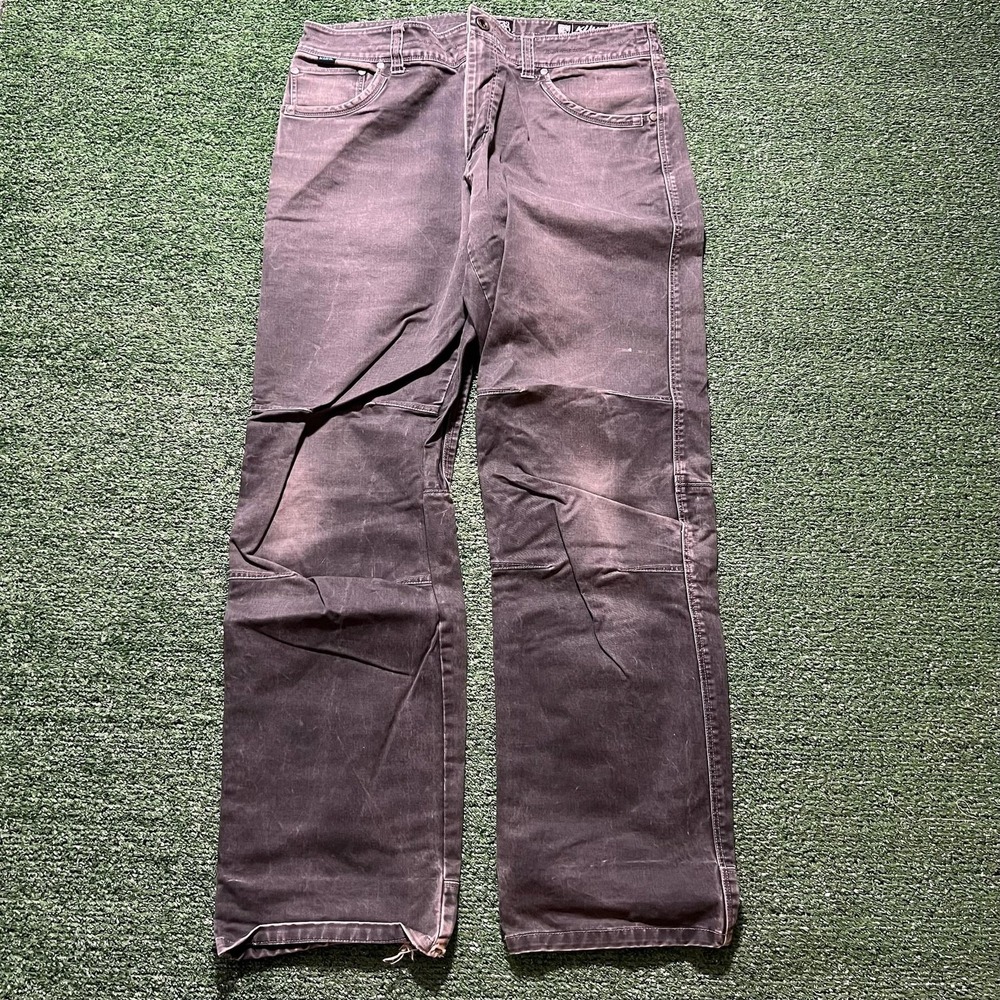 Kuhl Pants Mens 34x32 Gray Stretch Cargo Workwear Outdoor Utility Hiking